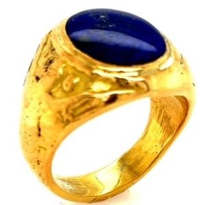 SOLD IN OUR STORE 18K Tiffany & Co. 18K Lapis Lazuli Ring